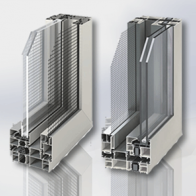 CIO135 - COI135 | Cửa sổ mở quay tích hợp Lưới chống muỗi