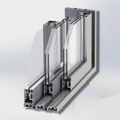 CTT210 | Cửa đi trượt nâng (3 ray)